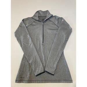 Nike Pro Dri‑Fit 1/4 Zip Gray Size M